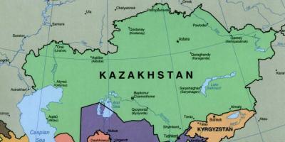 नक्शे के अल्माटी कजाखस्तान